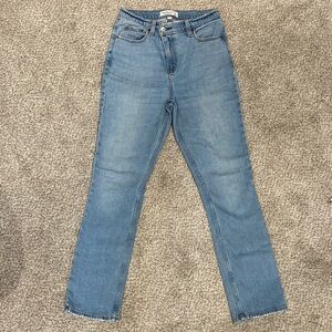 90’s slim straight ultra high rise Jeans
